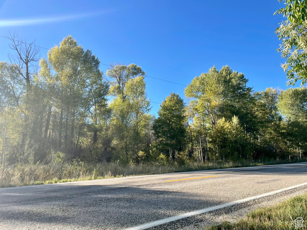 View of asphalt road
