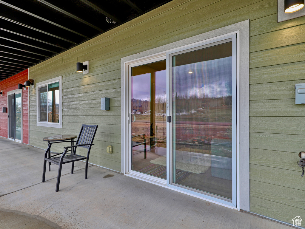 View of patio