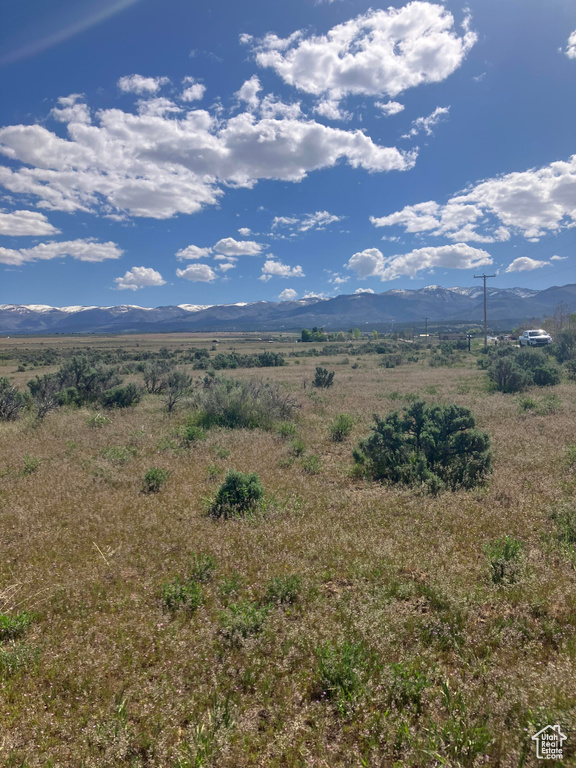 View of mountain background