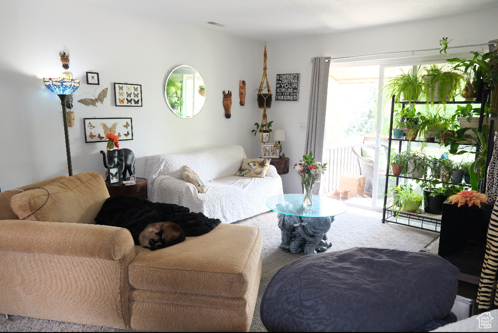 View of living area