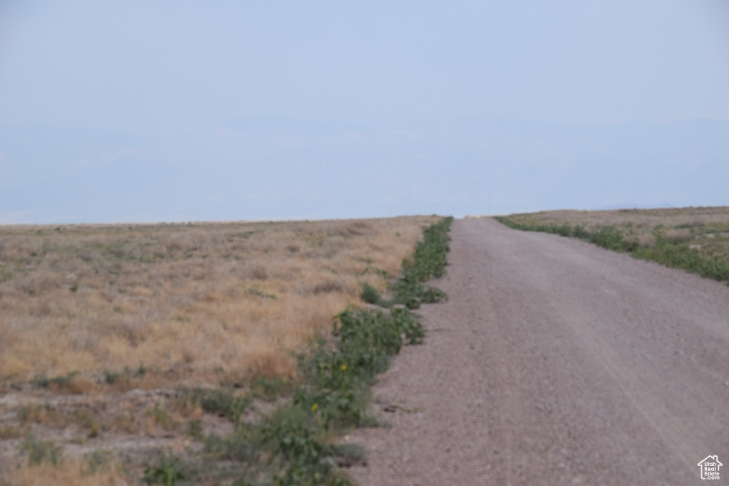 View of road featuring a view of countryside