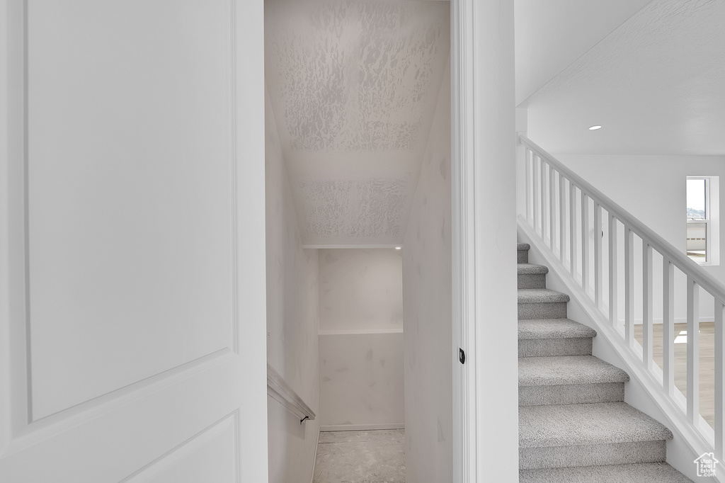 View of stairs