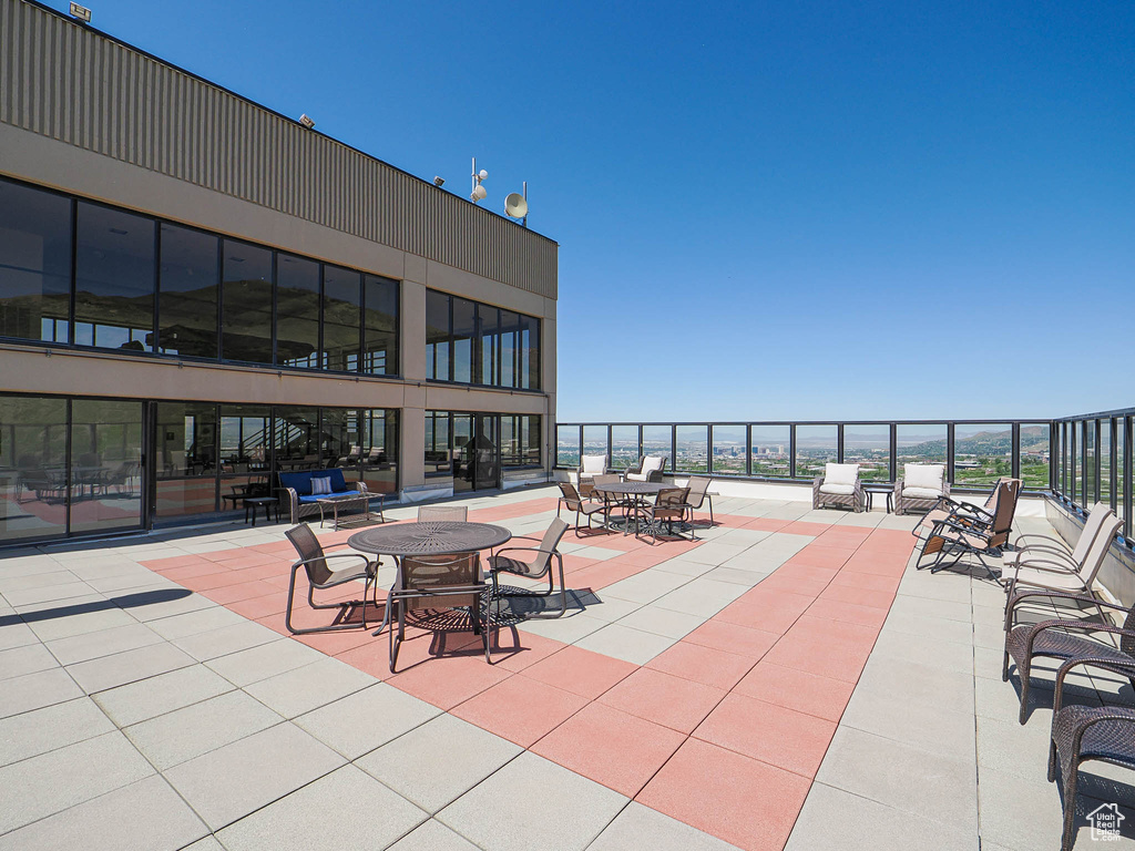View of patio