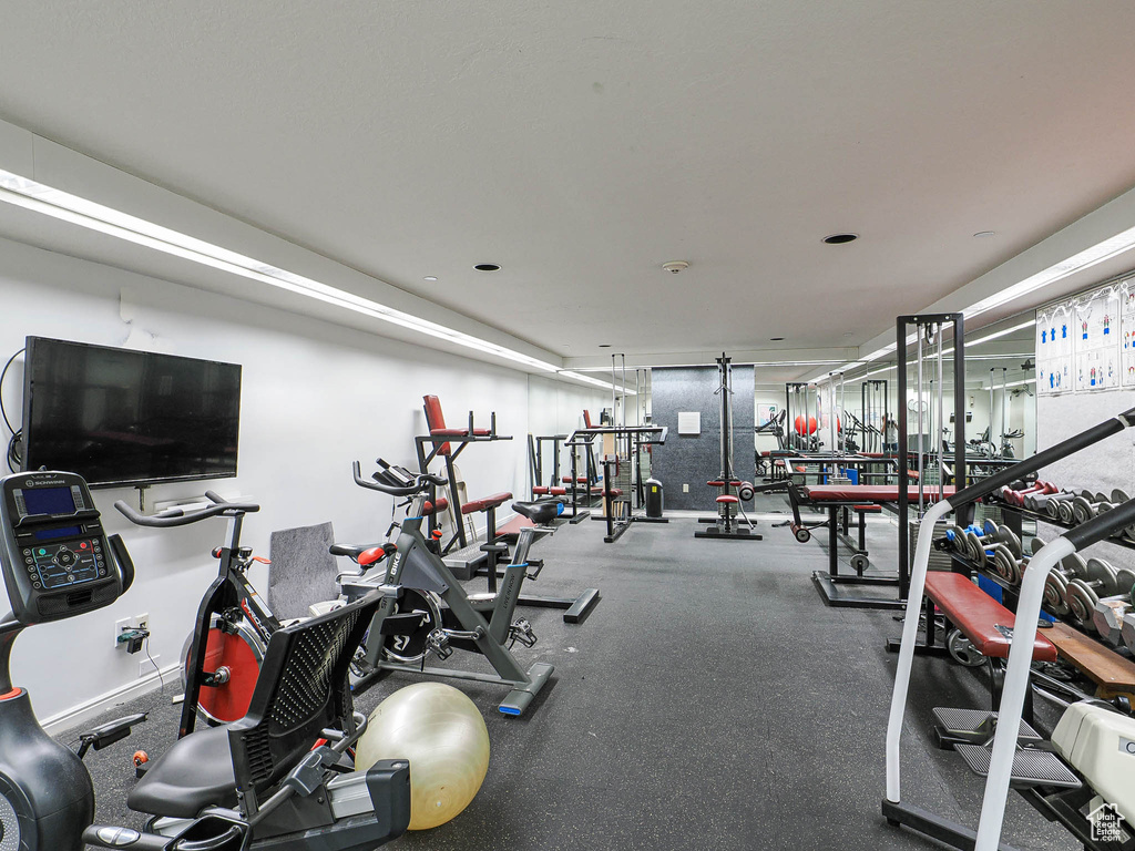 View of exercise room