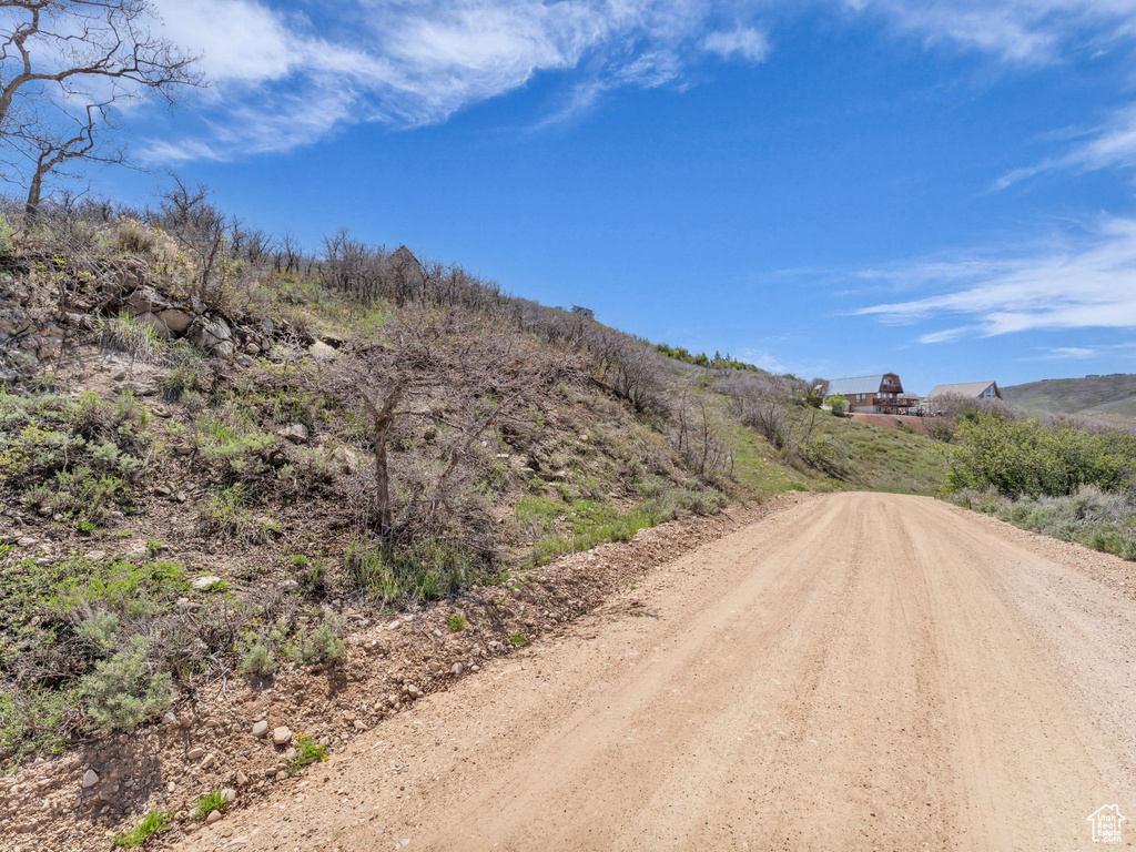 View of dirt / gravel road