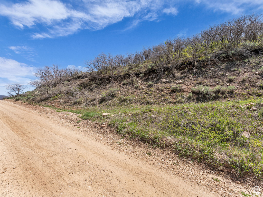 View of dirt / gravel road