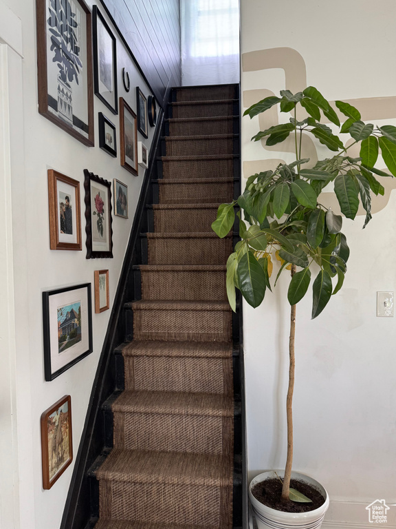 View of stairway