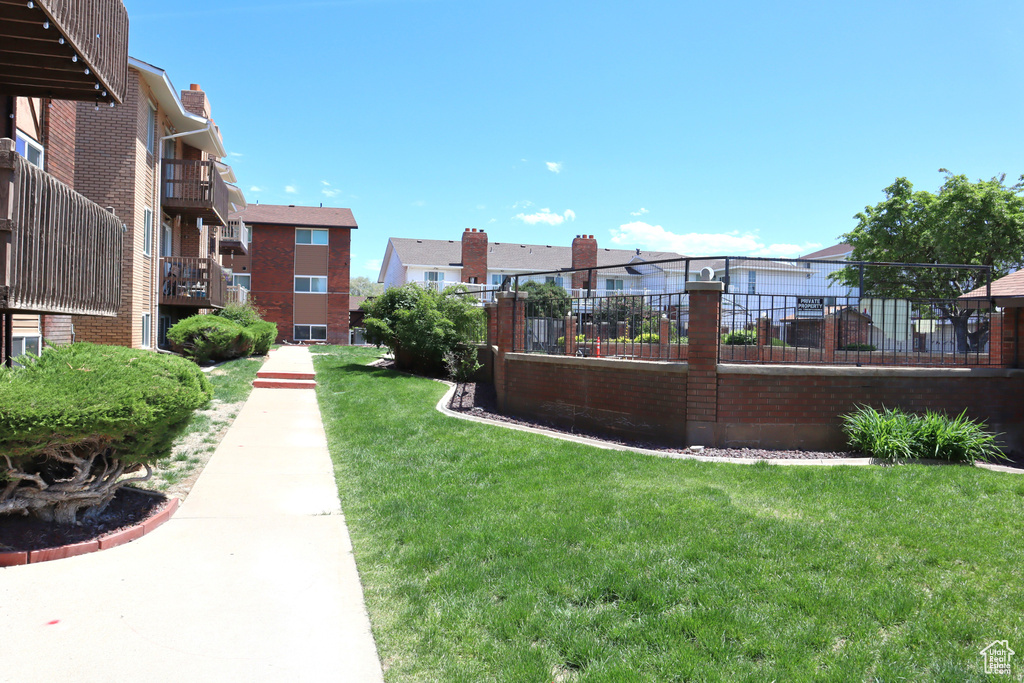 View of yard
