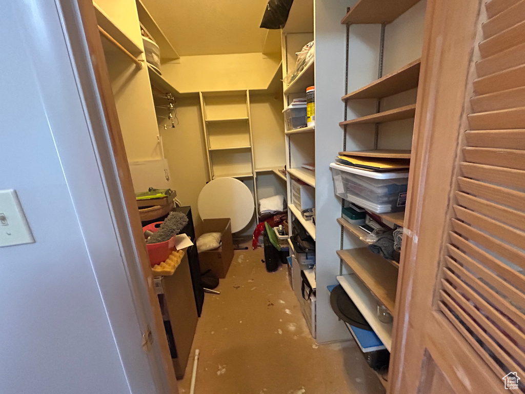 View of storage room