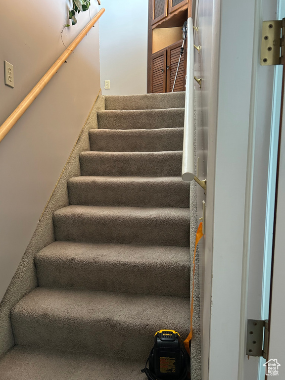 View of stairs