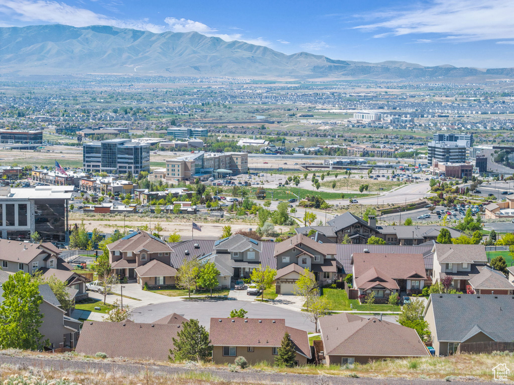 Aerial view of mountains