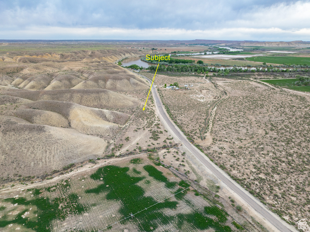 View of rural area featuring a nearby body of water