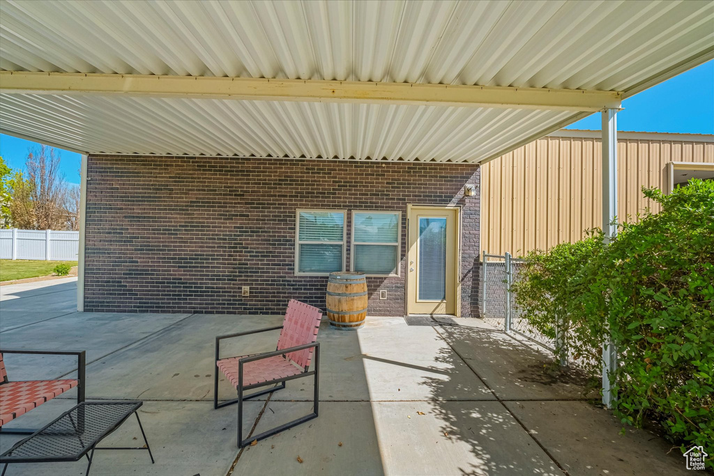 View of patio / terrace with fence