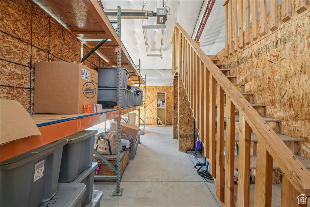 View of storage room
