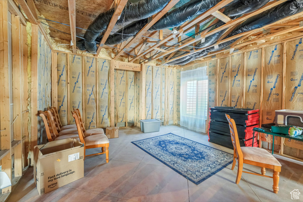 View of basement