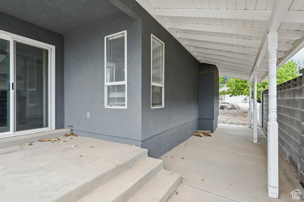View of patio / terrace with fence