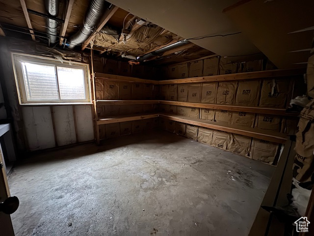 View of basement