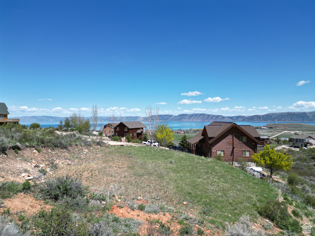 View of mountain background