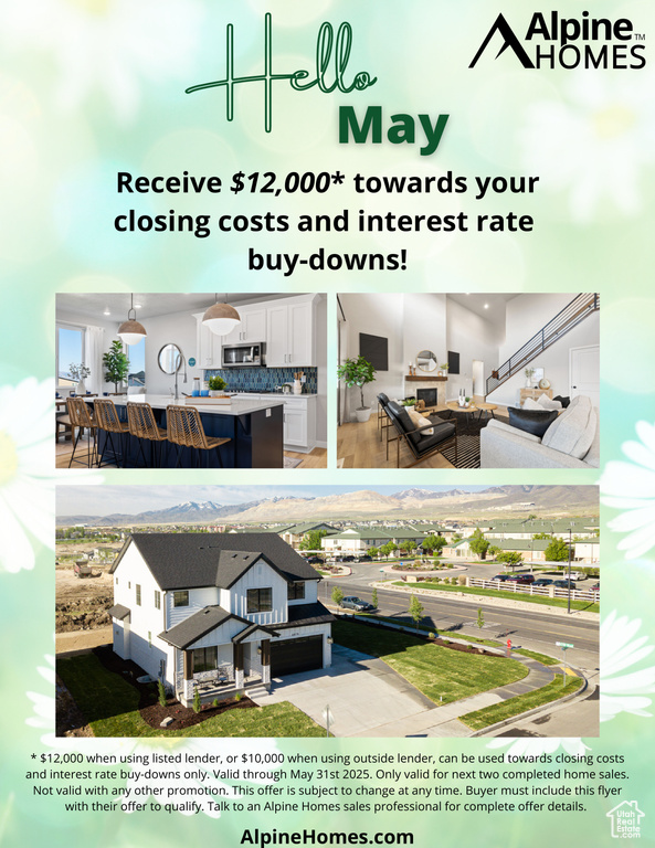 View of marketing collateral with multiple images