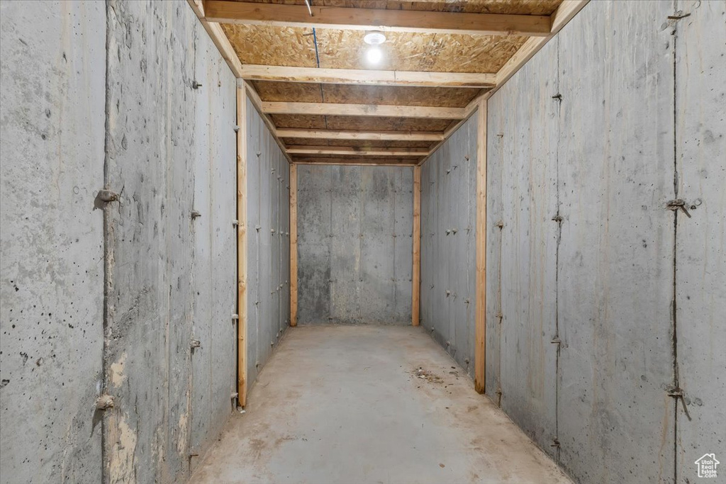 View of basement