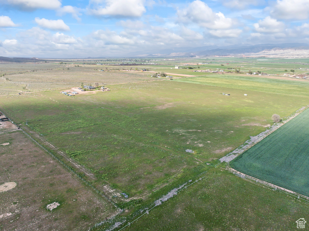 Aerial view of property's location with rural landscape