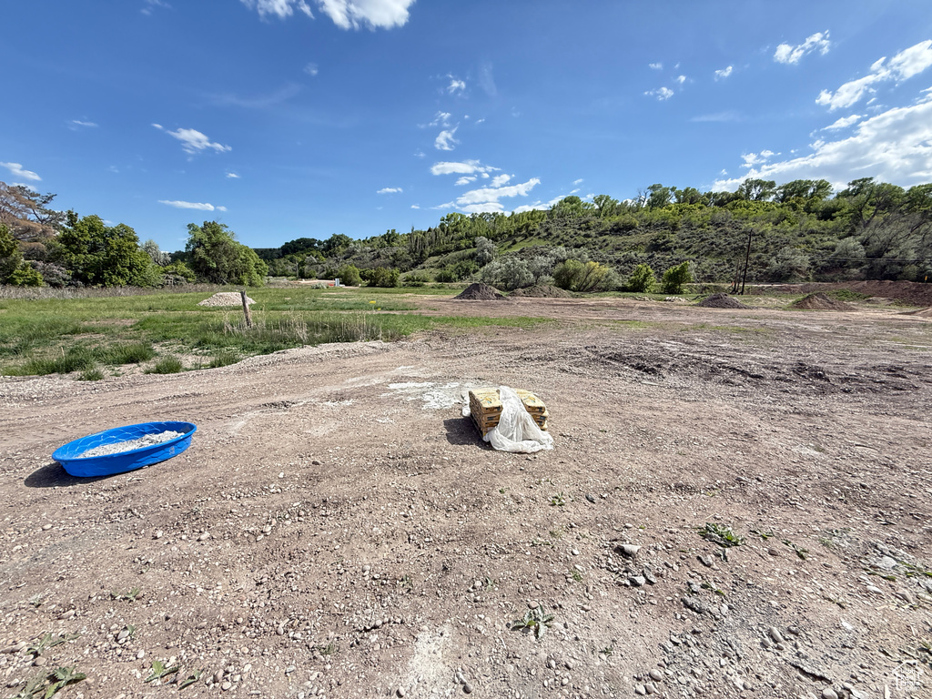 View of yard featuring a rural view