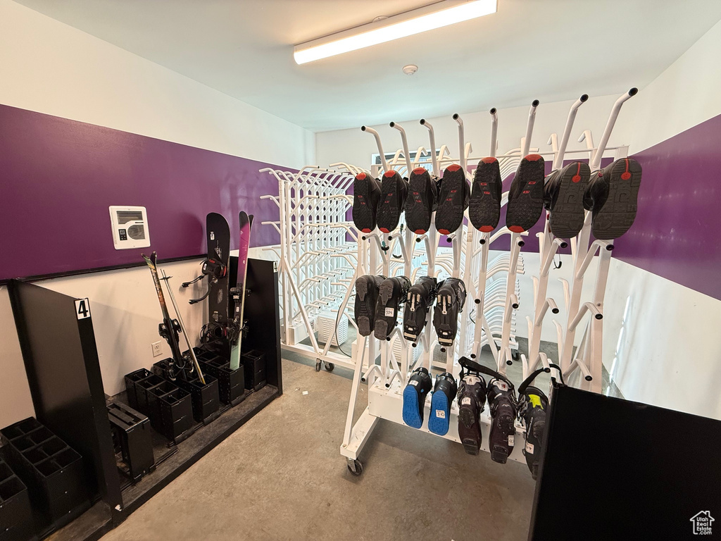 View of rec room