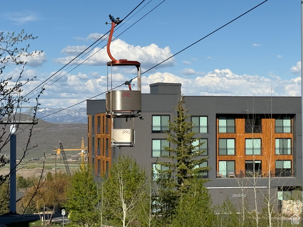 View of property featuring a mountain view