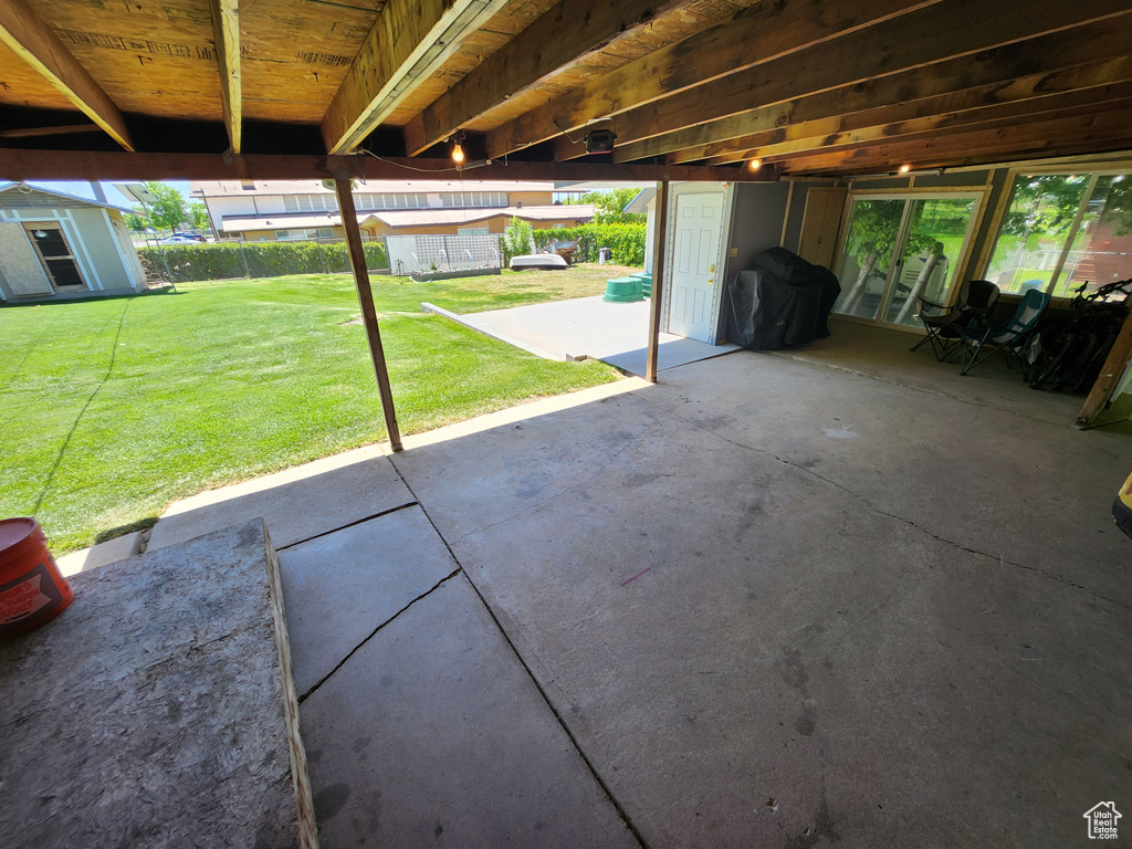 View of patio