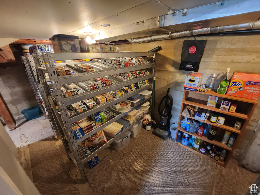View of storage room