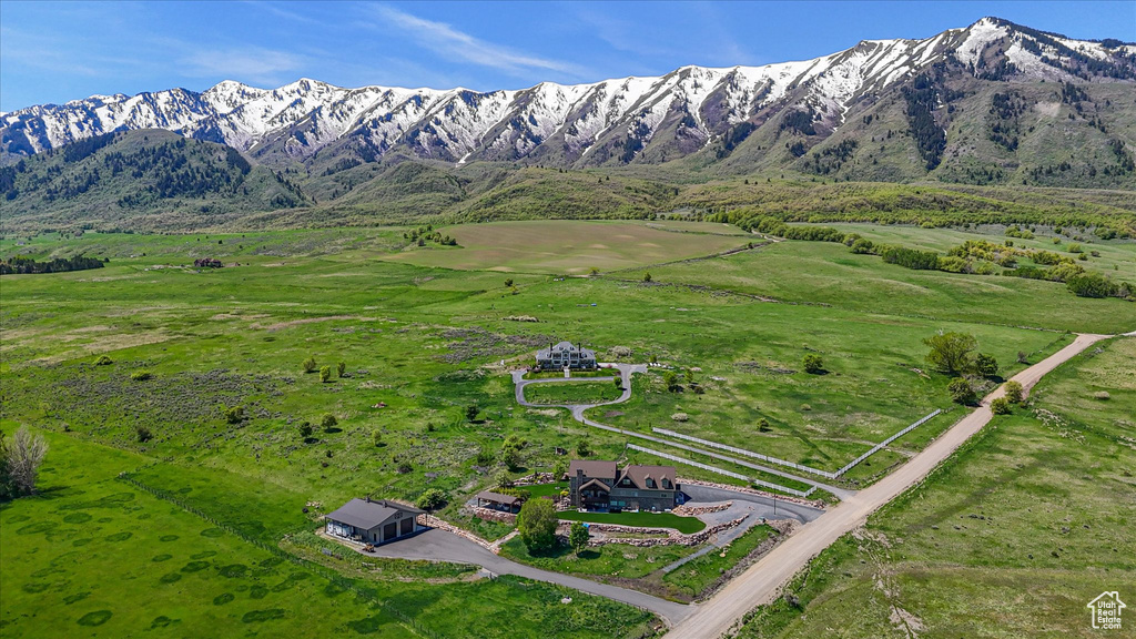 Mountain view featuring rural landscape