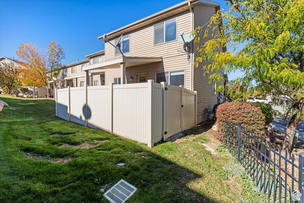 View of rear view of property