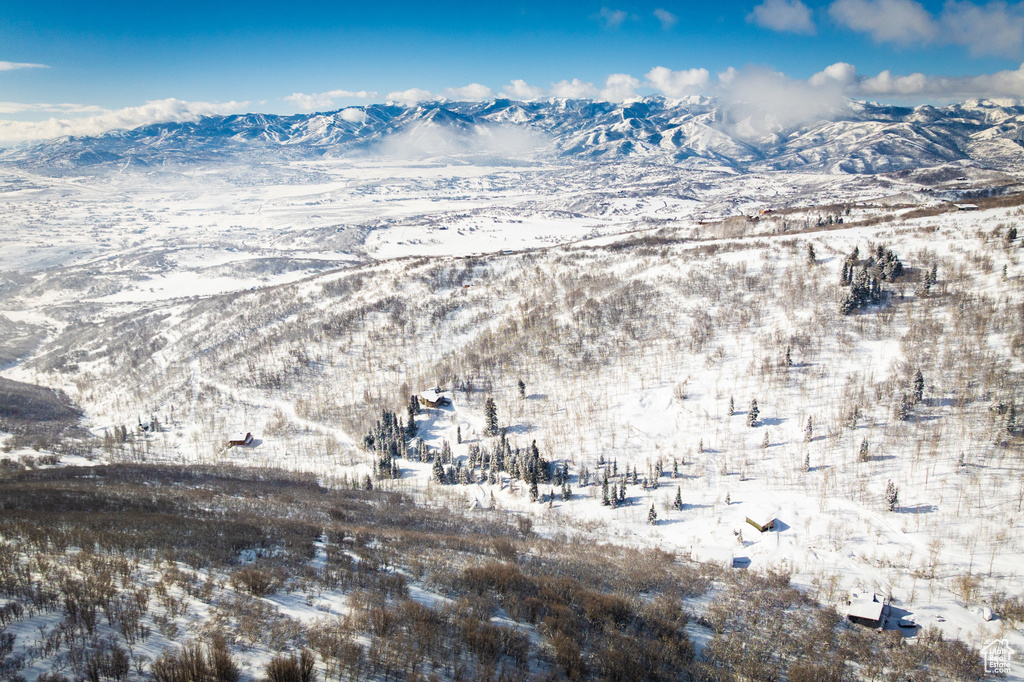 View of mountain background