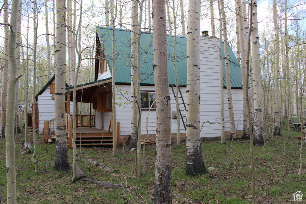 View of outdoor structure