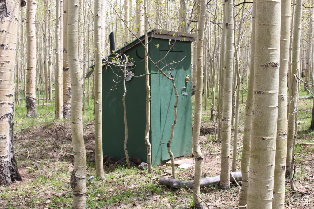 View of outbuilding