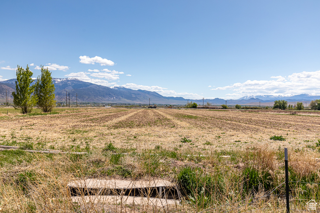 Mountain view featuring rural landscape