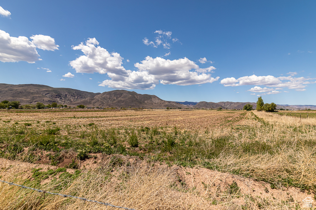 Mountain view featuring rural landscape