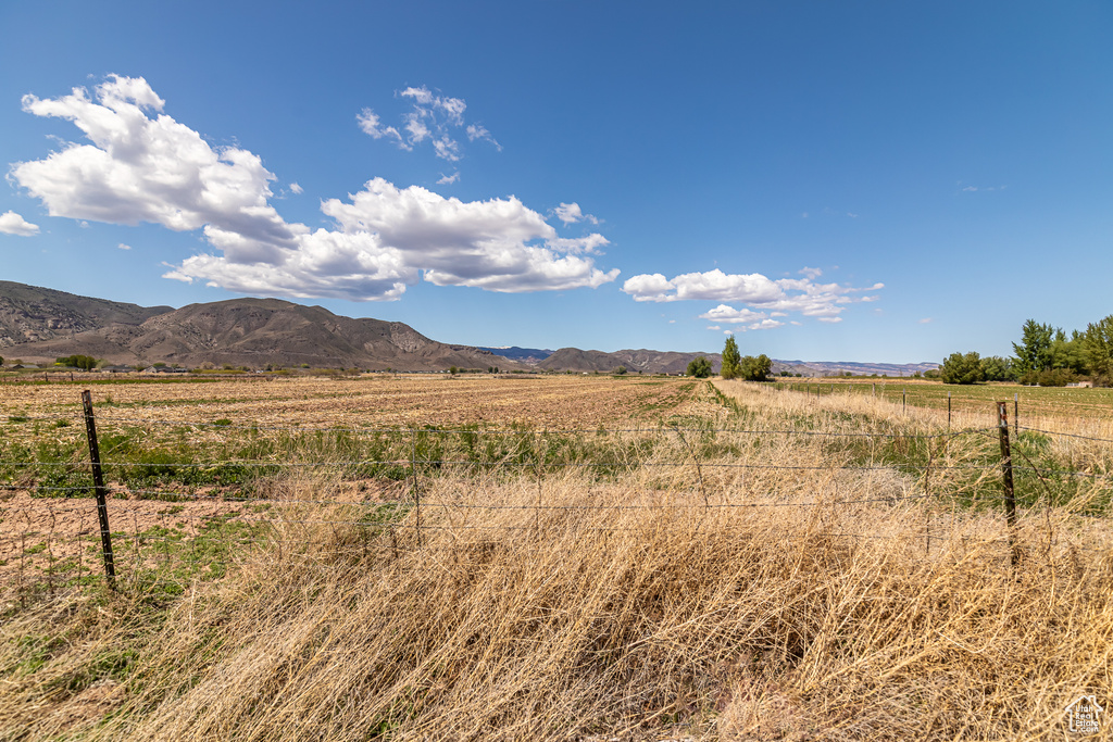 Mountain view featuring rural landscape