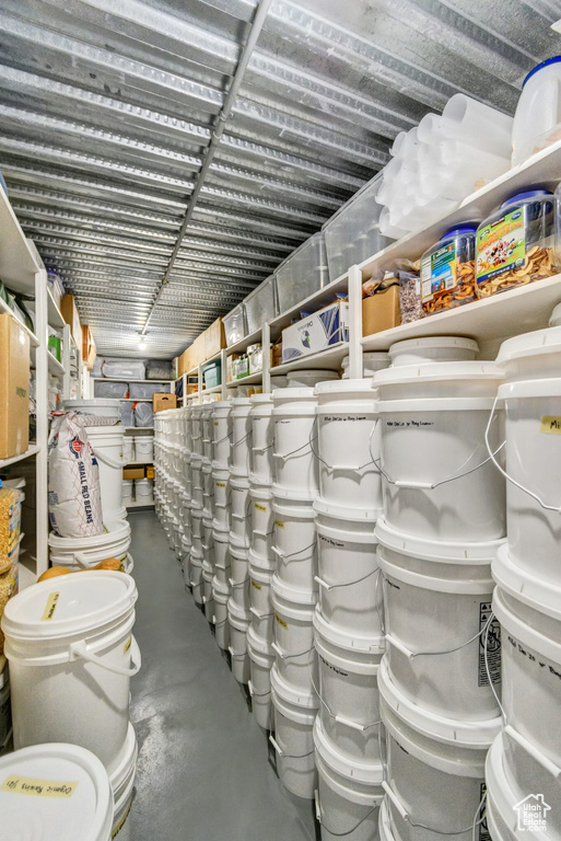 View of storage room