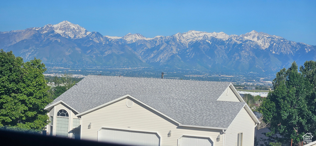 View of mountain background