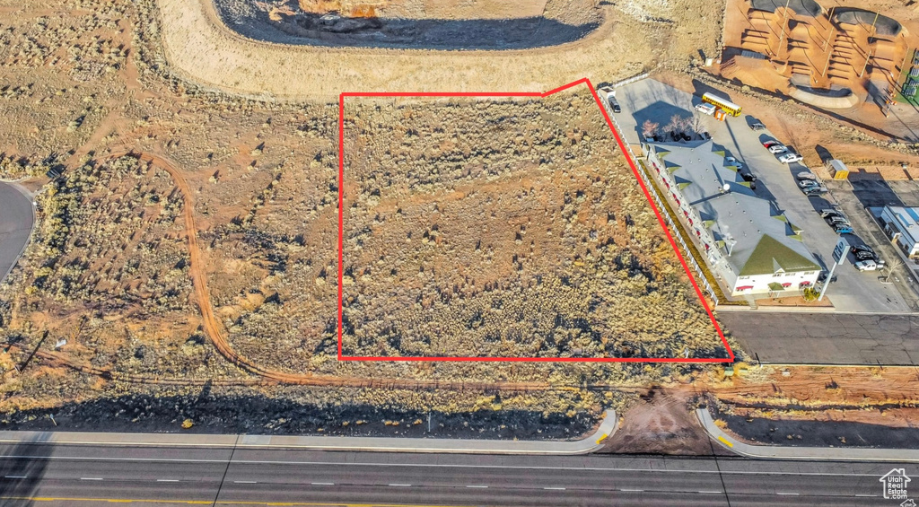 Map / location with property parcel outlined