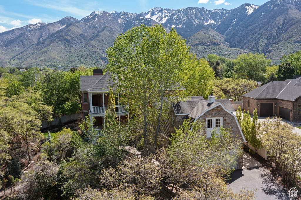 View of mountain backdrop