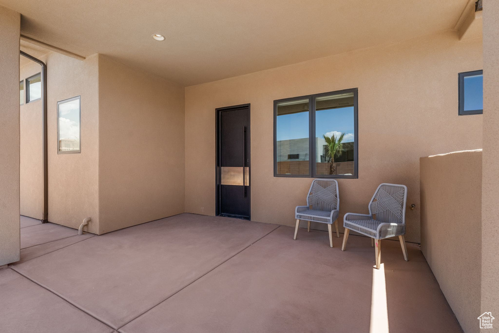 View of patio