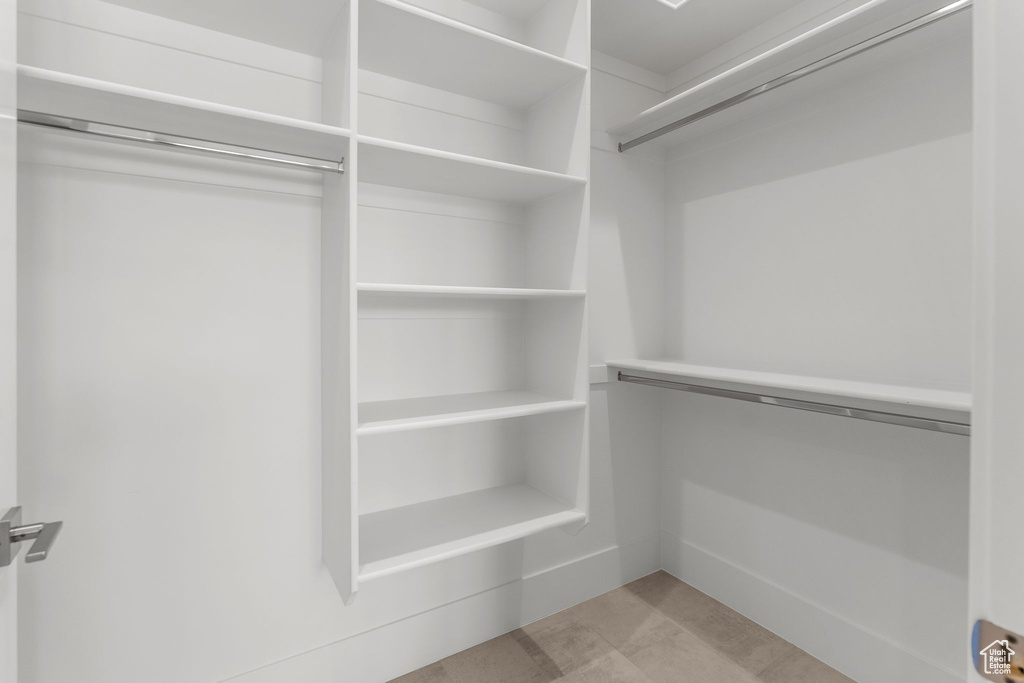 View of spacious closet