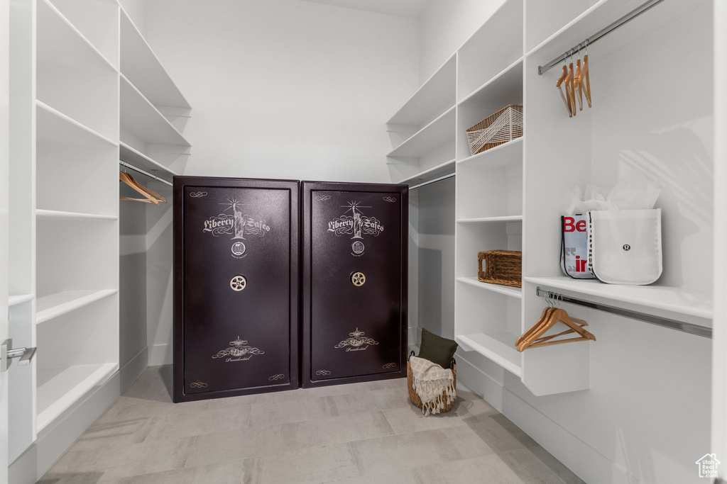 View of spacious closet