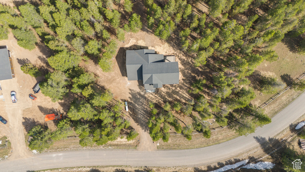Aerial view of property and surrounding area