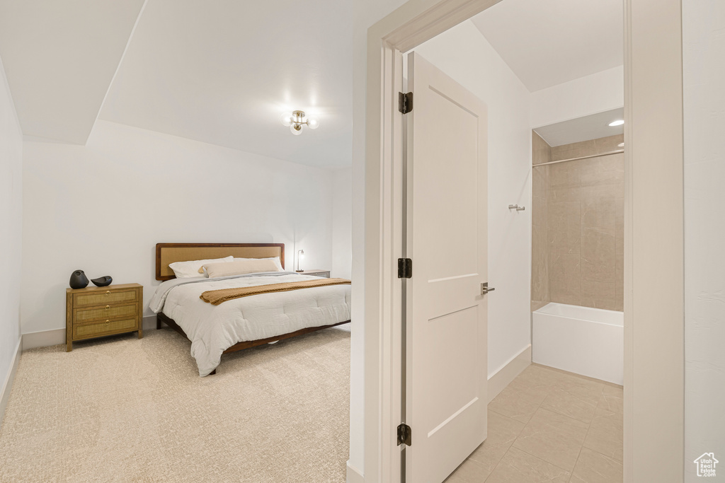 Bedroom with baseboards