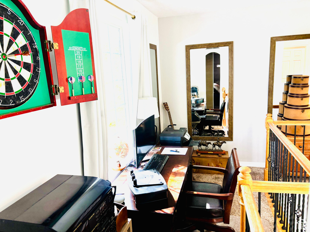 Office space featuring baseboards