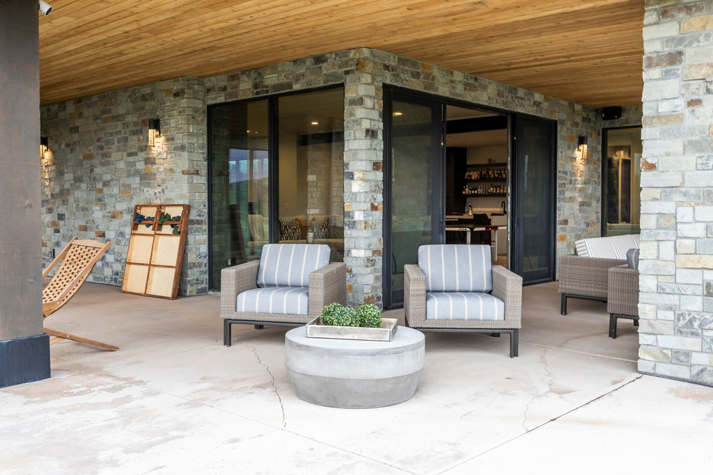 View of patio