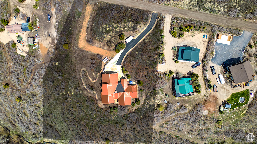 Aerial view of property and surrounding area